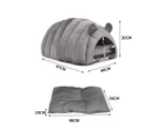 PaWz Pet Bed Dog Cat Beds Bedding Model20 Grey L