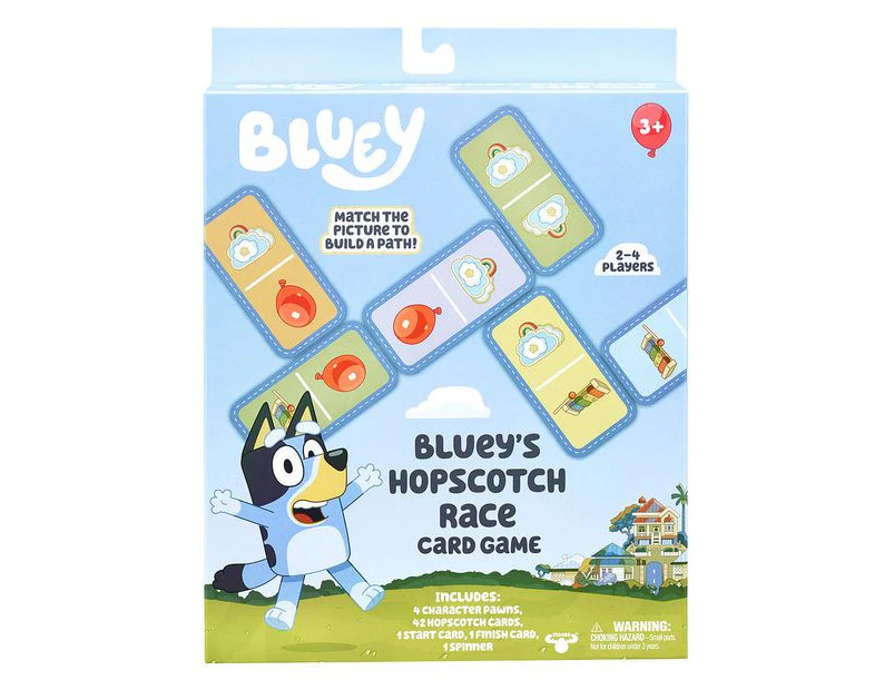 Blueys Hopscotch Race Card Game