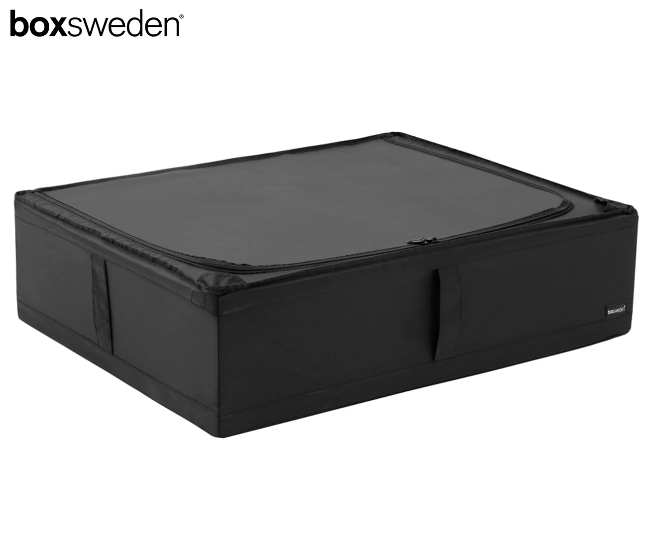 Kloset by Boxsweden 69cm Home Storage Box Chest Organiser w/ Zipper Large Black