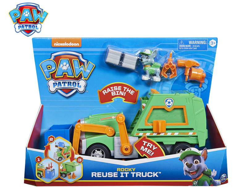 Paw Patrol Rocky Reuse It Truck Toy