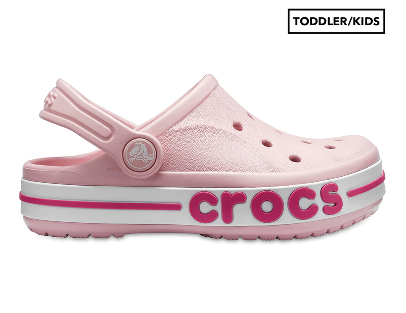 Crocs Girls' Bayaband Clog - Petal Pink