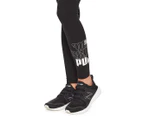 Puma Women's Graphic High Waist Leggings / Tights - Puma Black