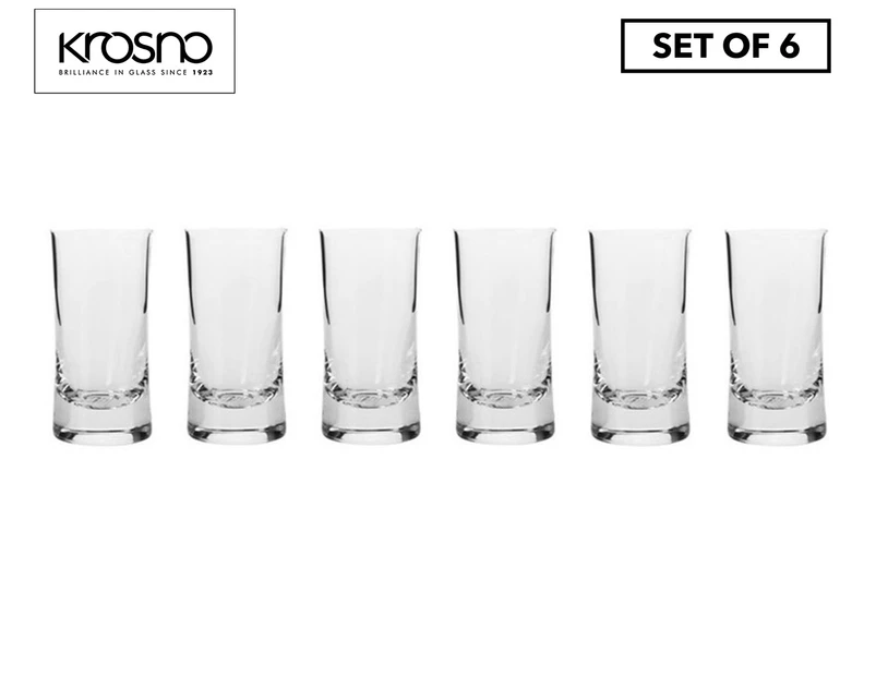 Set of 6 Krosno 40mL Harmony Shot Glasses