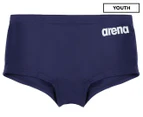 Arena Boys' B Solid Squared Swim Shorts - Navy