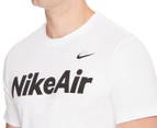 Nike Sportswear Men's Nike Air Short Sleeve Tee / T-Shirt / Tshirt - White