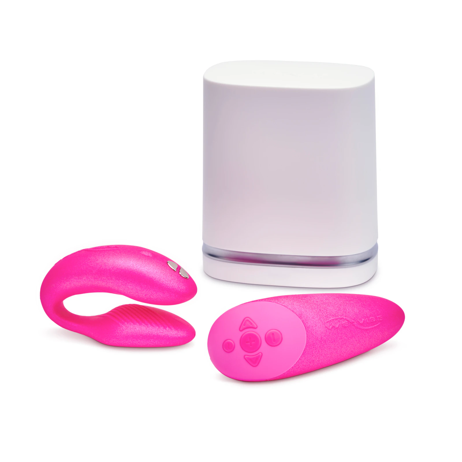 WE-VIBE Chorus Couples Vibrator With App & Squeeze Remote Purple