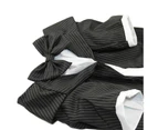 Dog Pet Tuxedo Costume Wedding Suit Black Bow Tie collared shirt