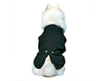 Dog Pet Tuxedo Costume Wedding Suit Black Bow Tie collared shirt