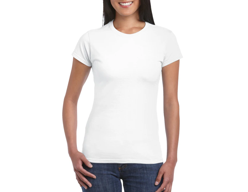 Gildan Softstyle Ladies' Short Sleeve T-Shirt - White