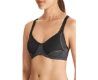 Black Mesh Womens Berlei Electrify Underwire Bra