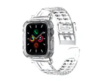 ZUSLAB Apple Watch Series 8 7 6 5 4 3 2 1 SE Bumper Case Band Strap 38mm 40mm 41mm - Clear