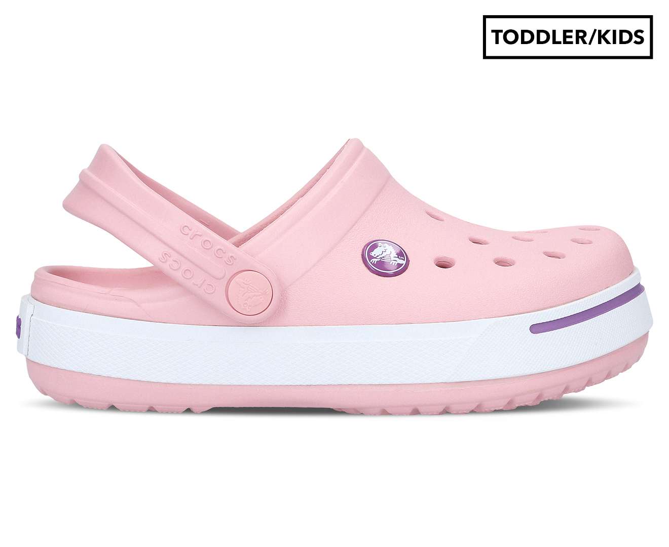 petal pink crocs