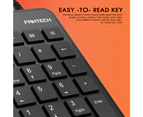 Fantech USB Wired Numeric Number Keypad with 4 Office Hotkeys for PC Desktop Laptop 23 Keys (FTK-801)