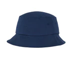 Flexfit By Yupoong Adults Unisex Cotton Twill Bucket Hat (Navy) - RW7537