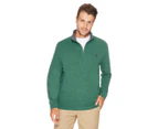 Polo Ralph Lauren Men's Long Sleeve Classic Half-Zip Knit Sweater - Green