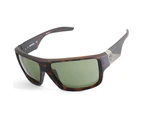 Dragon Deadlock Matte Tortoise/Green G15 Men's Rectangular Sports Sunglasses