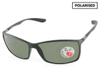 Ray-Ban Men's RB4179 Polarised Sunglasses - Black/Green Classic