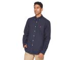 Polo Ralph Lauren Men's Long Sleeve Custom Fit Shirt - Navy
