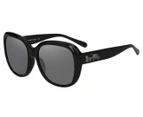 Coach Square 542011 Sunglasses - Black Gunmetal Sig C