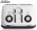 Sunbeam Alinea Select 4-Slice Toaster - Ocean Mist White TA2840W