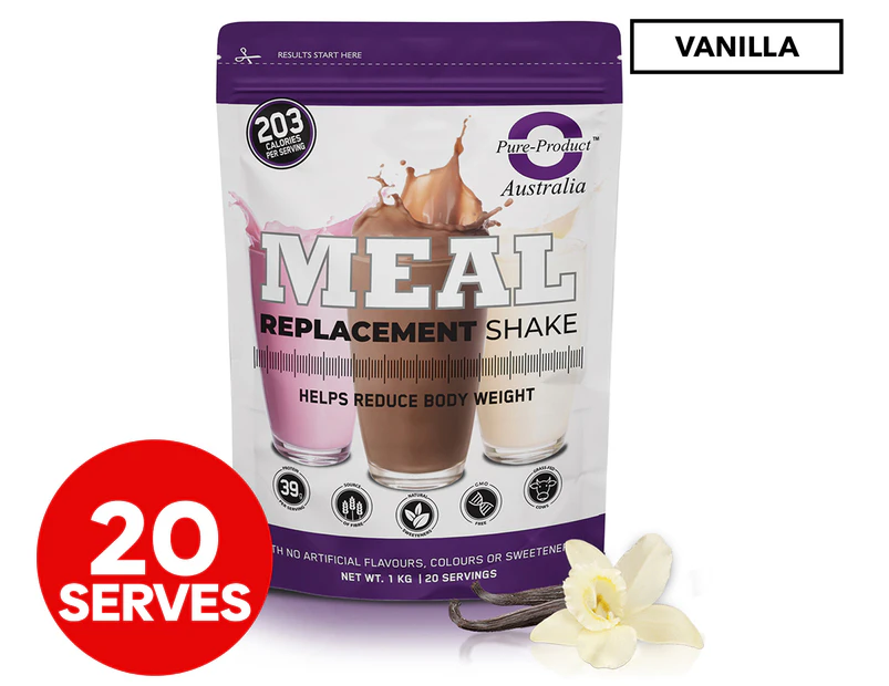 Pure-Product Meal Replacement Shake Vanilla 1kg / 20 Serves