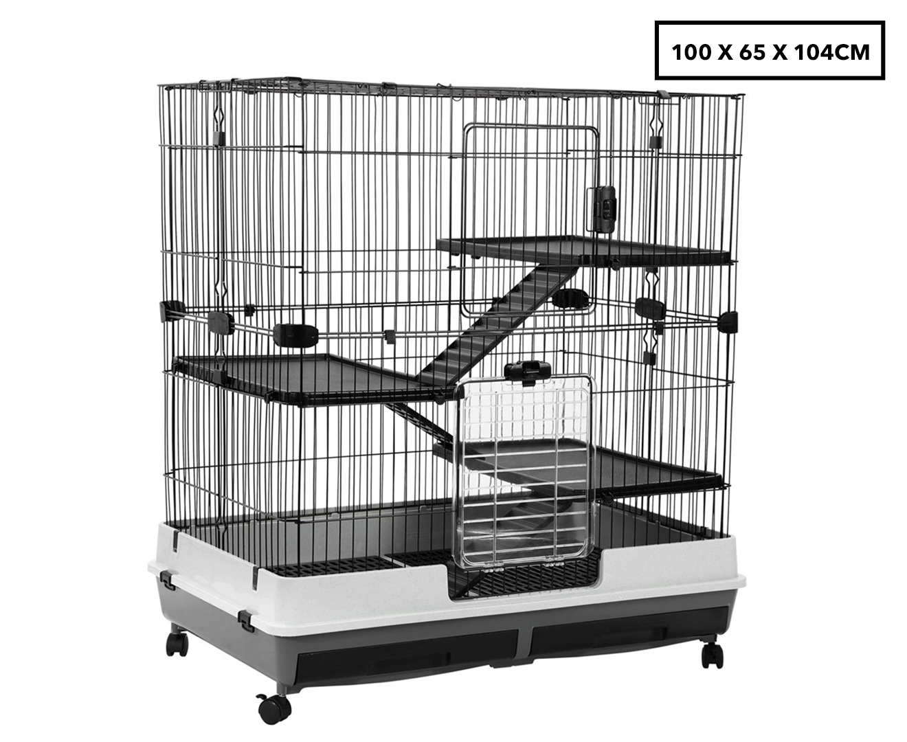 pawhut 4 tier cage