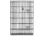Paws & Claws 8-Sided Pet Play Pen - Black