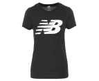 New Balance Women's Classic Fly Tee / T-Shirt / Tshirt - Black