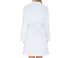 Calvin Klein Sleepwear Women's Fluffy Textured Robe - Haze