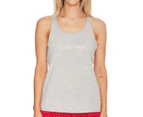 Calvin Klein Sleepwear Women's Waffle Sleeveless PJ Set - Grey Heather/Hearts