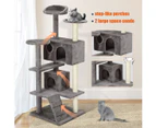 Cat Scratching Post Climbing Tree Tower Scratcher Pole Soft Perch Play House Exercise Gym 130cm Medium Tall