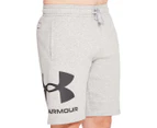 Under Armour Men's UA Rival Fleece Big Logo Shorts - Mod Grey Light Heather