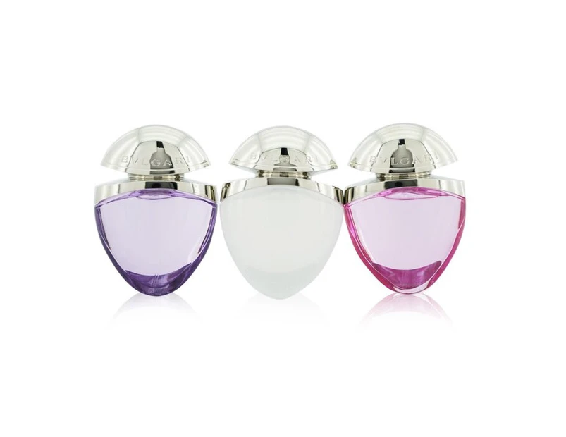 Bvlgari The Omnia Jewel Charms Collection: Amethyste EDT Spray + Crystalline EDT Spray + Pink Sapphire EDT Spray 3x15ml/0.5oz