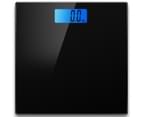 Electronic Digital Backlit Glass Body Bathroom Scale 180KG scales Gym Weight black 1