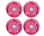 Rio Roller Skate Wheels 4-Pack - Pink