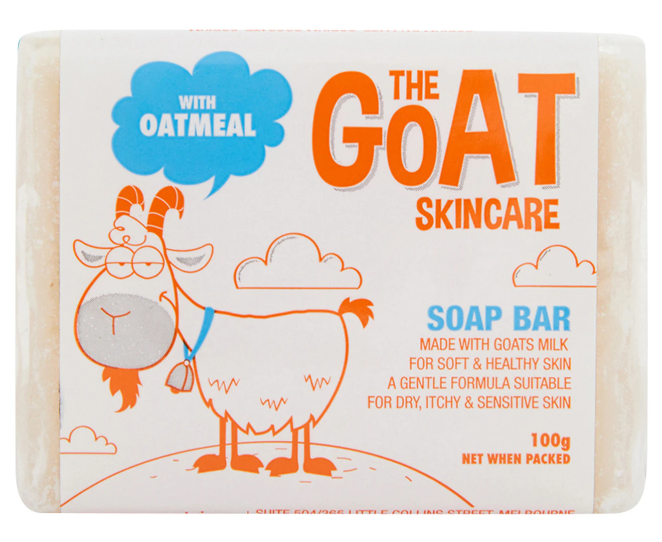 The Goat Skincare Soap Bar With Oatmeal 100g