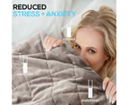 DreamZ Weighted Blanket Heavy Gravity Adults Deep Relax Adult 7KG Mink