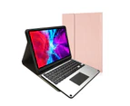 Joyroom Keyboard Case With Pencil Holder&Aluminum Touchpad Detachable Keyboard Smart Cover For iPad 9.7/10.2/10.5-Rose Gold