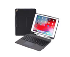 Ymall Keyboard Case With Pencil Holder&Detachable Touch Bluetooth Ymall Keyboard Case for iPad 9.7/10.2/10.5-Black