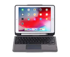 Ymall Keyboard Case With Pencil Holder&Detachable Touch Bluetooth Ymall Keyboard Case for iPad 9.7/10.2/10.5-Black