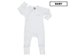 Bonds Baby Pointelle Coverall Cozysuit - White