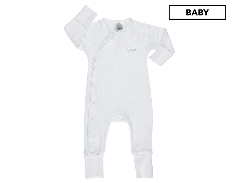 Bonds Baby Pointelle Coverall Cozysuit - White