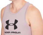 Under Armour Men's UA Sportstyle Logo Tank - Slate Purple