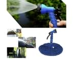 NOVBJECT 15M/50Ft Pocket Water Pipe Anti Kink Expandable Garden Hose 7in1 Spray Nozzle 3