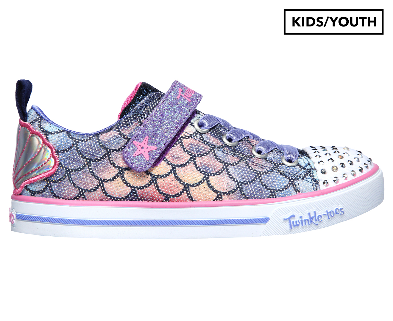 Skechers twinkle toes mermaid high clearance tops