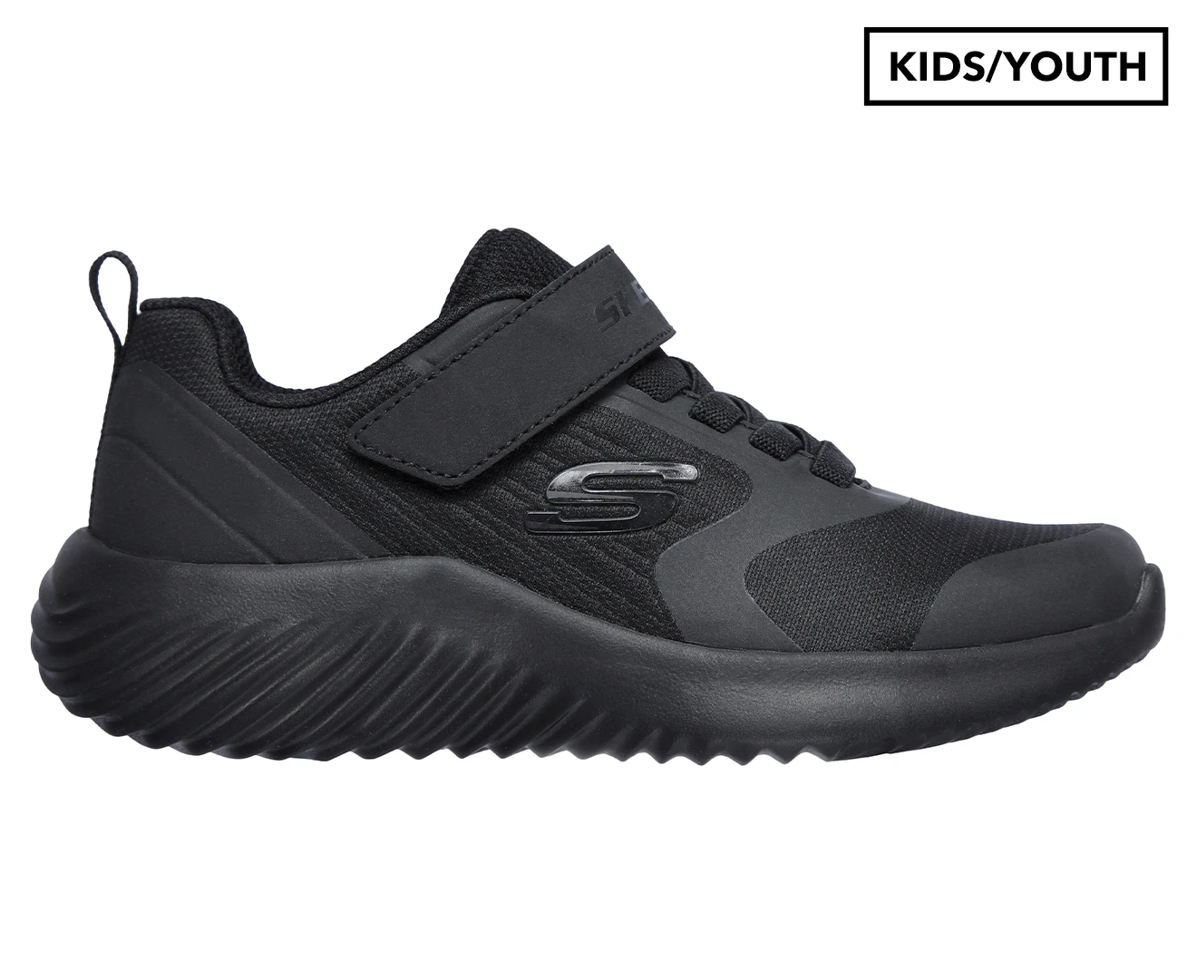 Skechers Boys' Bounder Gorven Sportstyle Shoes - Black