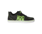 Minecraft Licensed Touch Fastening Casual Sneaker Boy's - Black