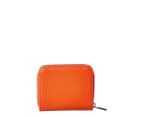 Furla Women's  Classic Small Leather Zip Around Wallet - Orange