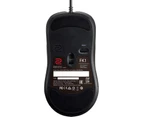 BenQ Zowie FK1-B Gaming Mouse - Symmetrical Low Profile - 3200dpi - Plug and Play - 2m USB 3.0 - 3360 Sensor - Low Lift off - Large
