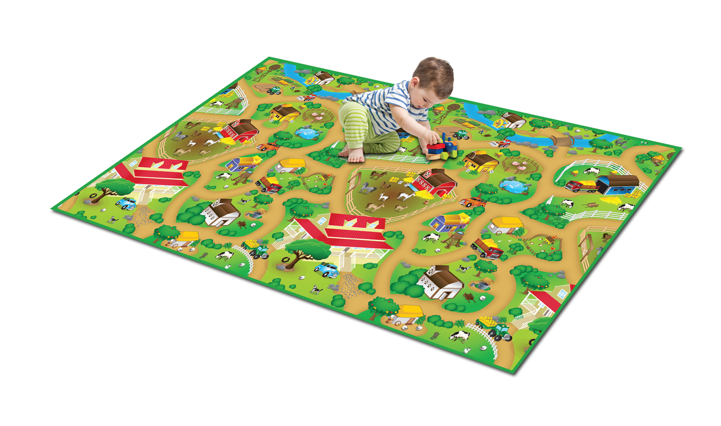 Farm floor sales play mat